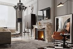 Design and interior of a luxury apartment: portfolio Studia 54