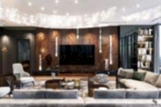 Interior of a luxury super-premium apartment in Moscow City by Studia 54