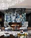 The unique Cipollino Ondulato marble possesses a vivid and dynamic pattern