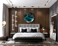 Interior of a luxury super-premium apartment in Moscow City by Studia 54