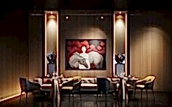 Exquisite interior design for a restaurant in Dubai by Studia 54 Exquisite interior design for a restaurant in Dubai by Studia 54