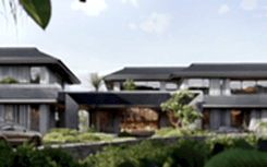 Architectural project of a residence in Panchgani, India