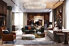 Interior of a flat in Kutuzovsky Prospekt