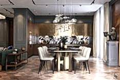 VIP apartment interior design in Moscow by Studia 54