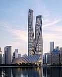 Business class design of a skyscraper in Dubai by Studia 54