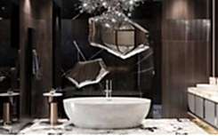 Luxury apartment interior by Studia 54 in a premium clubhouse in Moscow