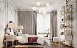 Luxury apartment interior by Studia 54 in a premium clubhouse in Moscow