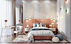 Luxury apartment interior by Studia 54 in a premium clubhouse in Moscow
