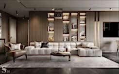 Business class interior by Studia 54 for an apartment in RozaRossa Residential Complex