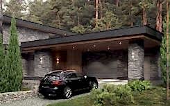 Architecture bureau Studia 54: modern style villa project