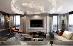 Interior design of luxury apartment by Studia 54