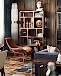 The floor lamp from Castro Lighting visually expands the space