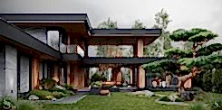 Terrace and kitchen-veranda