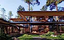 Country cottage architectural project in Moscow Region