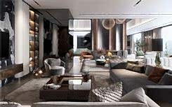 Exclusive design project by Studia 54 for a villa in Croatia