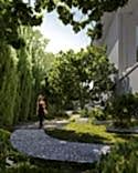 Luxury landscape design by Studia 54 in Switzerland