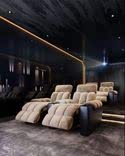 Cozy and luxurious home cinema