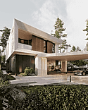Two-storey mansion in light colors by Studia 54: elite architectural projects