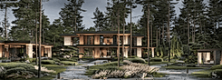 Luxury architectural project of a cottage in Maslovo village by Studia 54