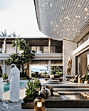Architectural project of luxury villa with a pool in Kuwait by Studia 54