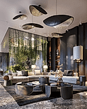 A group of magazine tables in a form of petals designed as a part of our debut 2021 collection A group of magazine tables in a form of petals designed as a part of our debut 2021 collection