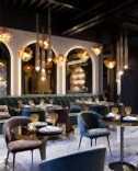 Luxurious interior of the restaurant evokes emotions and a desire to share them
