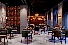 Exquisite interior design by Studia 54 for a hotel restaurant in St. Petersburg