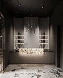 Exclusive interior design project for an expensive restaurant by Studia 54