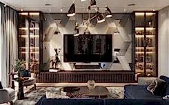 Luxury interior design by Studia 54 for an apartment in Residential Complex