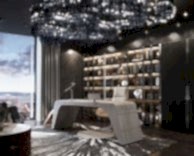 Modern expensive interior design in view apartments by Studia 54