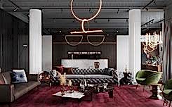 Luxurious apartment interior by Studia 54 in Moscow