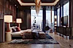 Modern expensive interior design in view apartments by Studia 54
