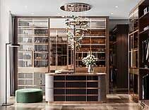 Modern expensive interior design in view apartments by Studia 54