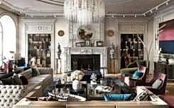 Interior design of a mansion in English style