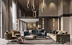 Modern interior design project of apartments in Tel Aviv