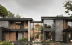 Architectural project of a two-storey house in modern style in "Serebryanniy bor"