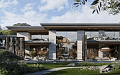 Architectural project of residence with a lush garden in Casablanca