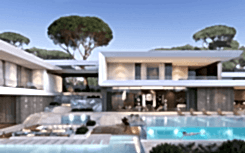 Architectural project of a villa Falcon in Dubai