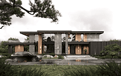 Architectural project of a private house in Austria